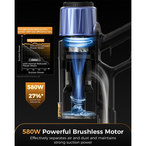 Proscenic P15 belaidis dulkių siurblys 50kPa Proscenic P15 belaidis dulkių siurblys 50kPa